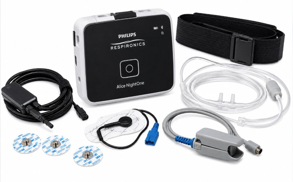 ALICE NIGHTONE HOME SLEEP TESTING SYSTEM U.S./CANADA DEVICE KIT Renewable Energy DEX