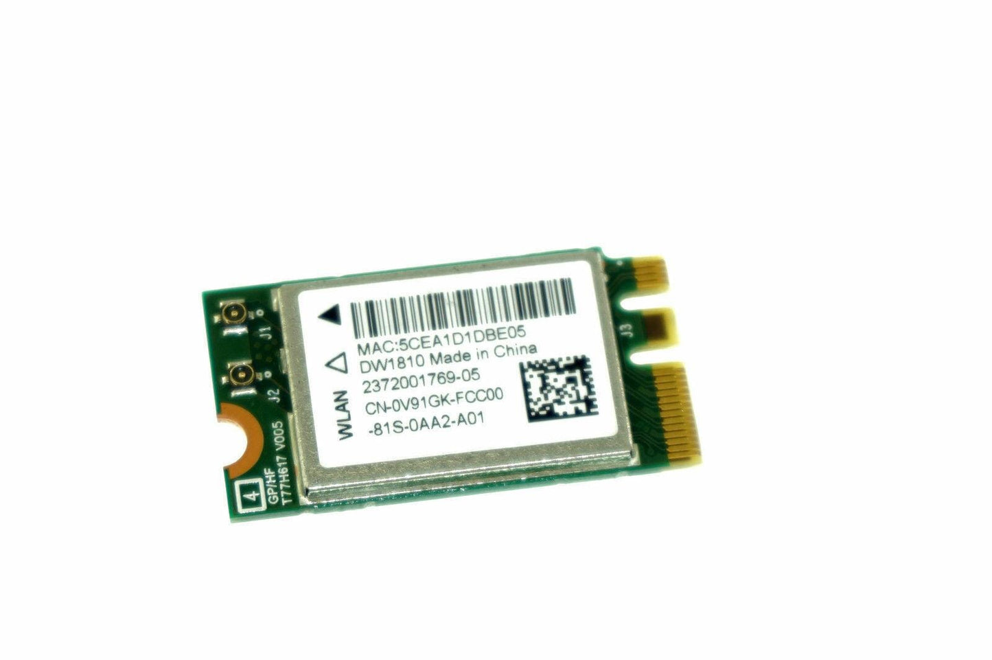 BOARD, WIRELESS M.2 QCA9377 Information Technology DELL