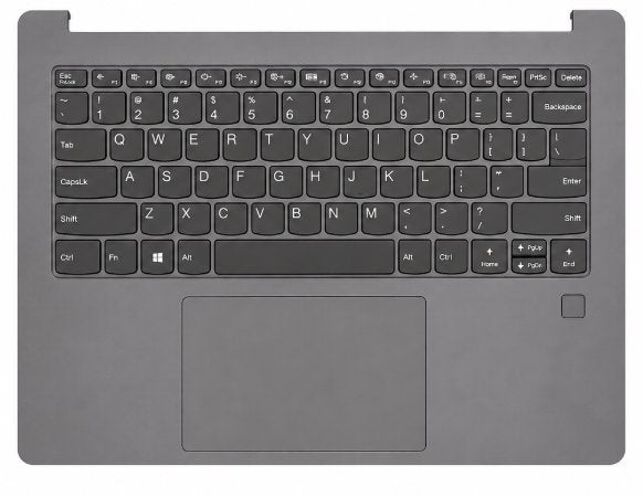 C-COVER WITH KEYBOARD,ENGLISH,LUNA GREY,FINGERPRINT - DEX