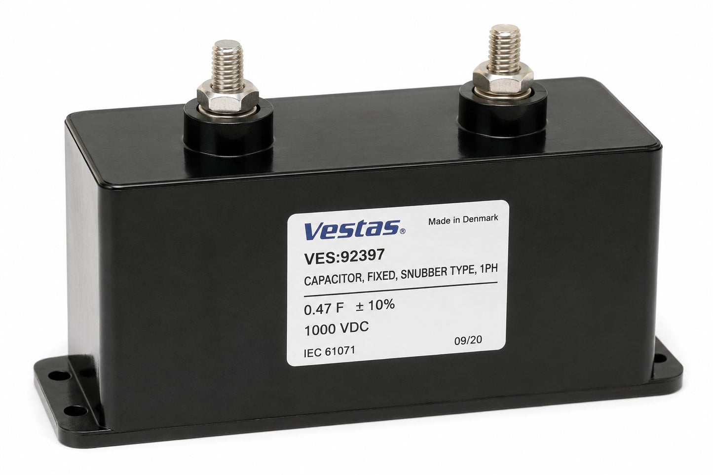 CAPACITOR, FIXED, 0.47 F, 1000 VDC, SNUBBER TYPE, 1PH Renewable Energy DEX