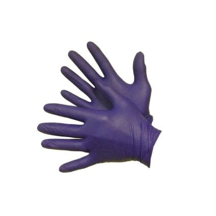 Chemotherapy Nitrile Purple Medical Gloves 4 Mil $0.29 each (Box of 100) - DEX