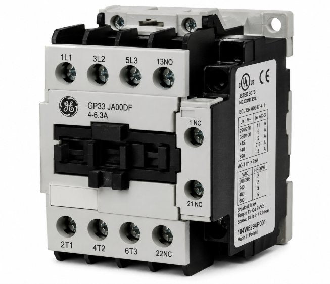 CONTACTOR, MOTOR 1NC 4-6.3A GP33JA00DF Renewable Energy DEX