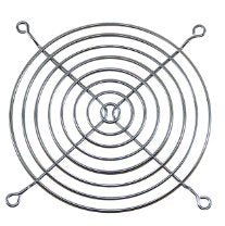 GUARD, FAN STEEL WIRE 4.72" ELECTROPLATED NICKEL CHROME Medical KNIGHT ELECTRONICS