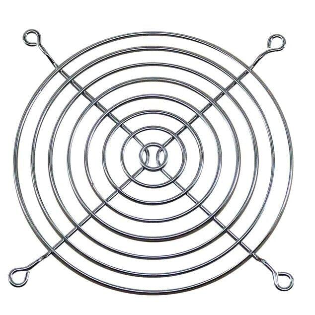 GUARD, FAN STEEL WIRE 4.72" ELECTROPLATED NICKEL CHROME Medical KNIGHT ELECTRONICS