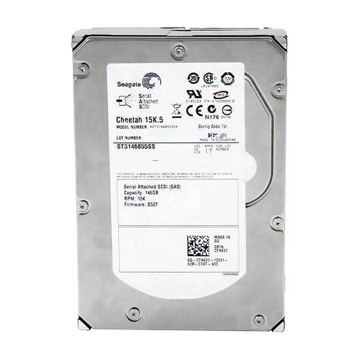 HARD DRIVE, 146GB 3.5" 15K SAS Information Technology SEAGATE