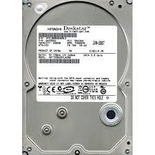 HARD DRIVE, 250GB 3.5" 7200RPM SATA 3.0GB/S 8MB Information Technology HITACHI