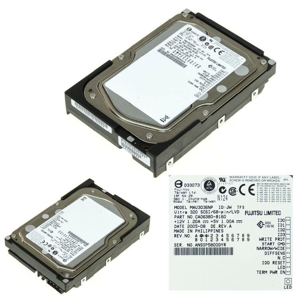 HARD DRIVE, 36.7GB ULTRA 320 68-PIN SCSI Medical DEX