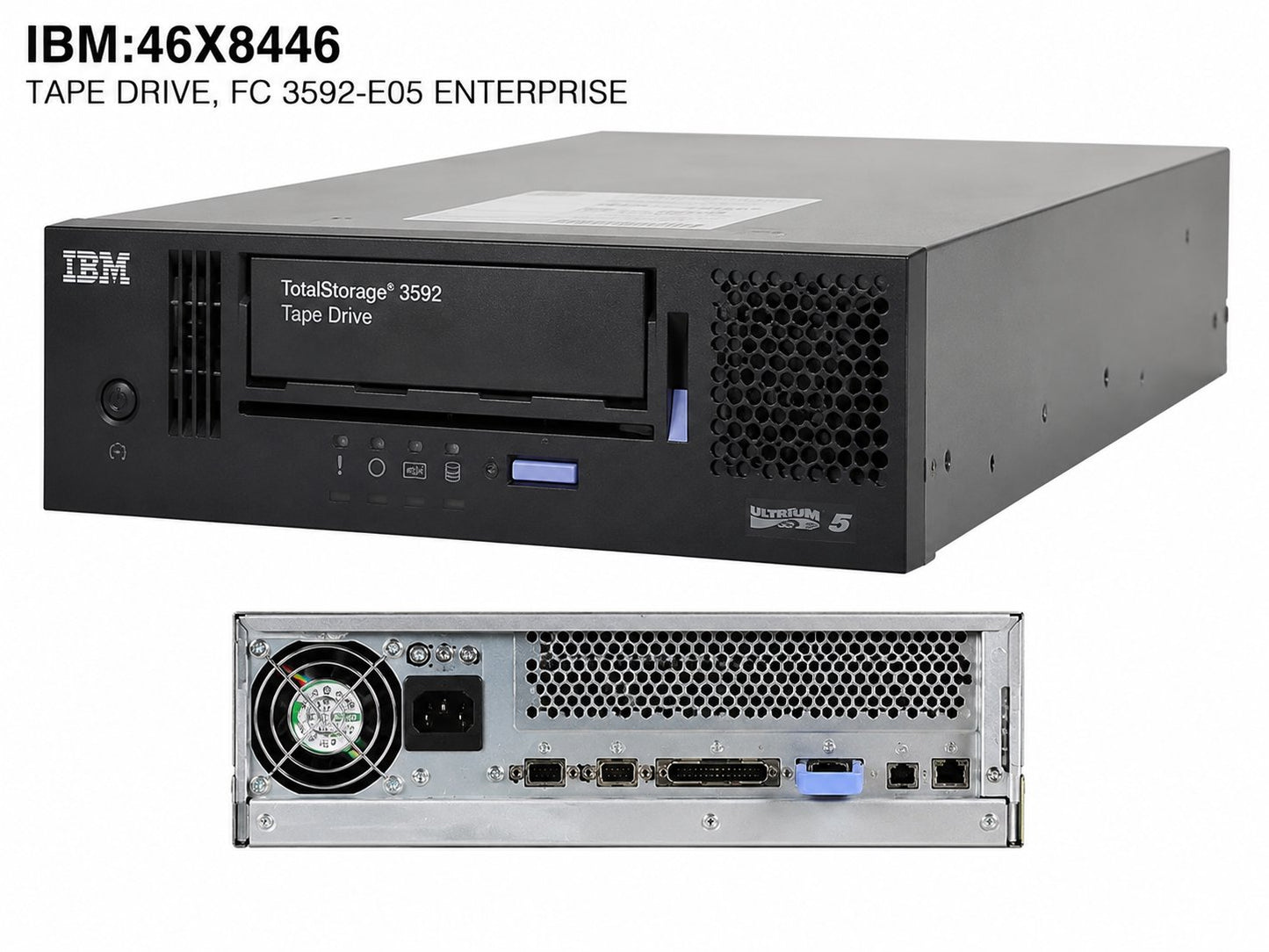 IBM TS1120 TAPE DRIVE, FC 3592-E05 ENTERPRISE Information Technology DEX