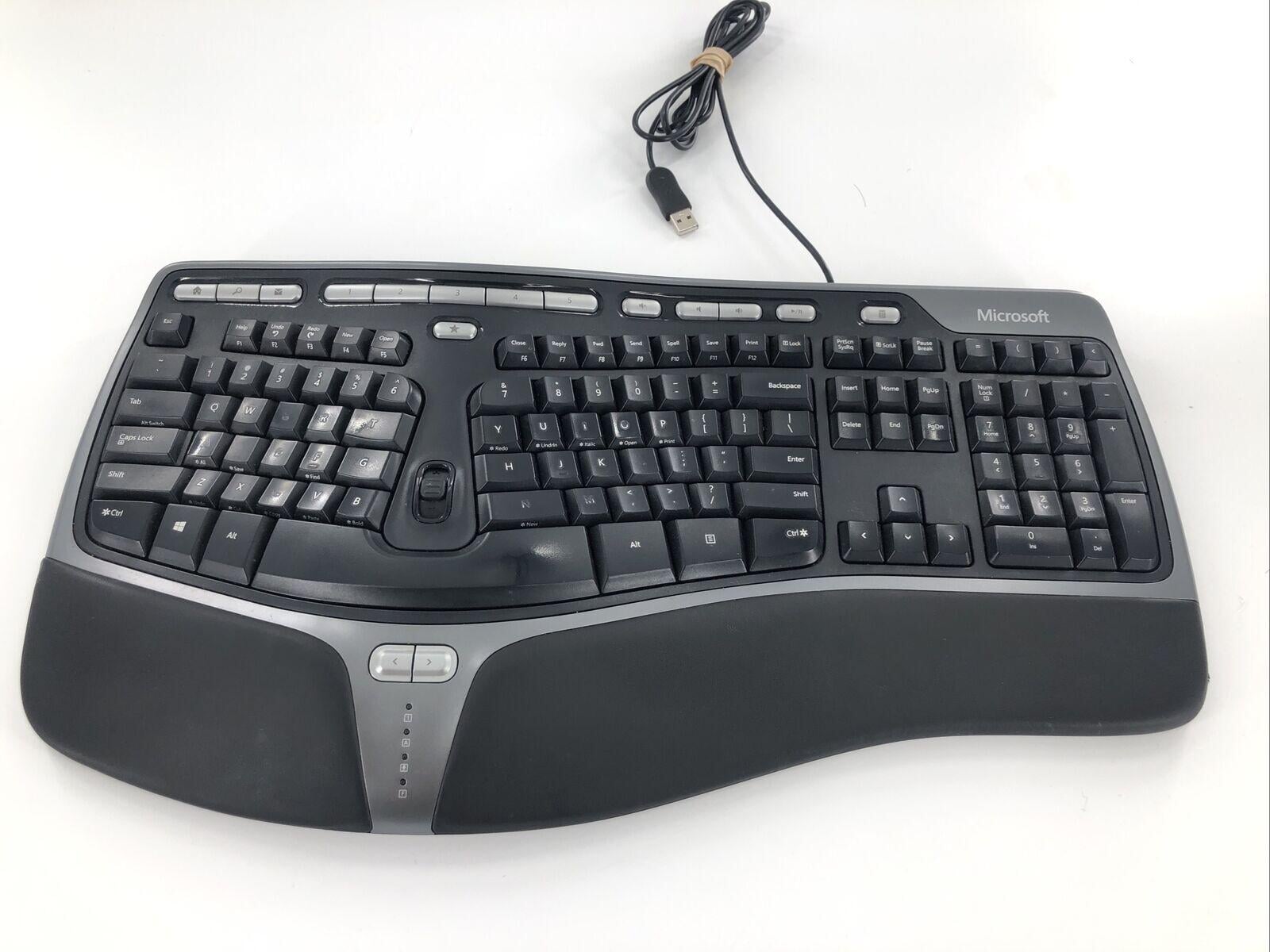 KEYBOARD Microsoft Natural Ergonomic 4000 (B2M-00012) Wired Keyboard Information Technology MICROSOFT