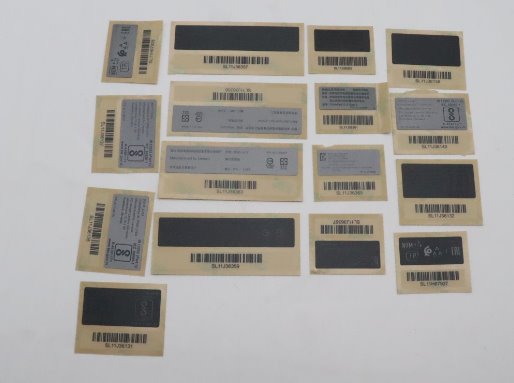 LABEL, FRU LABEL KITS ASM Information Technology LENOVO