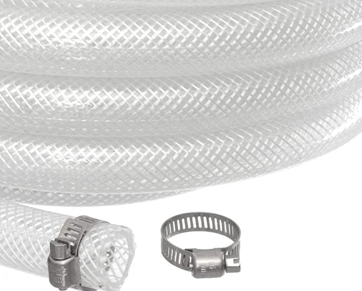 LYTRONHOSE, PVC REINFORCED CLEAR 1/2" ID x 3/4" OD Information Technology DEX