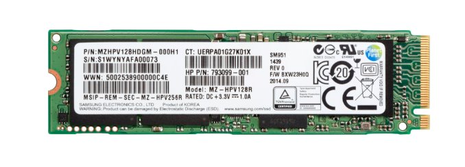 M.2 Z TURBO DRIVE 512GB MLC Z4/Z6 G4 SSD KIT WITH HEATSINK - HP N02904-001 Medical DEX