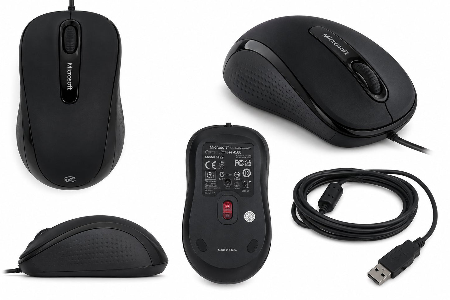 MICROSOFT COMFORT MOUSE 4500 WIRED USB MODEL 1422 Medical DEX