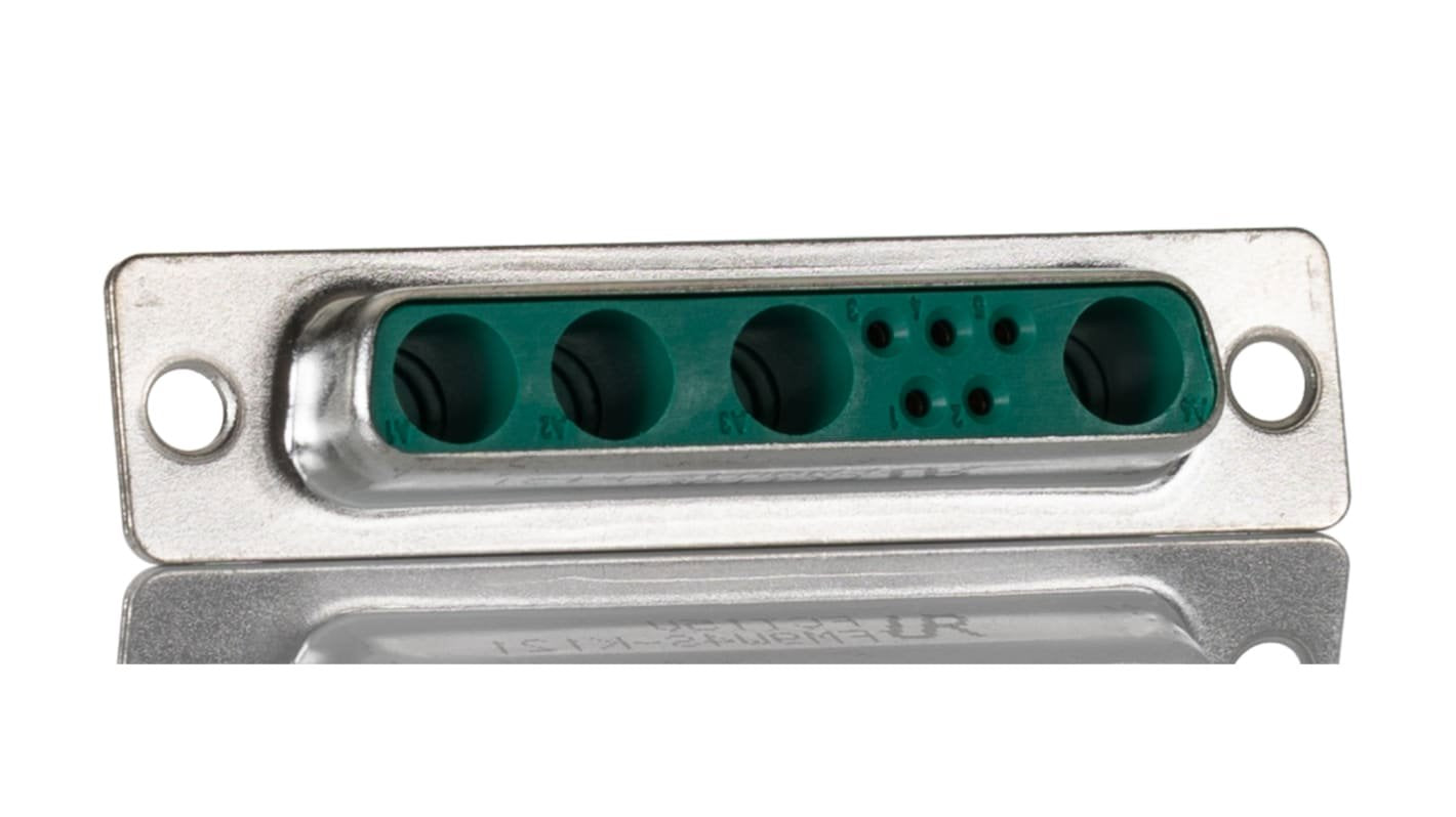 MOLEX PN 1731120487 INSULATOR FRONT PART RECEPTACLE, 9W4 GREEN Medical DEX