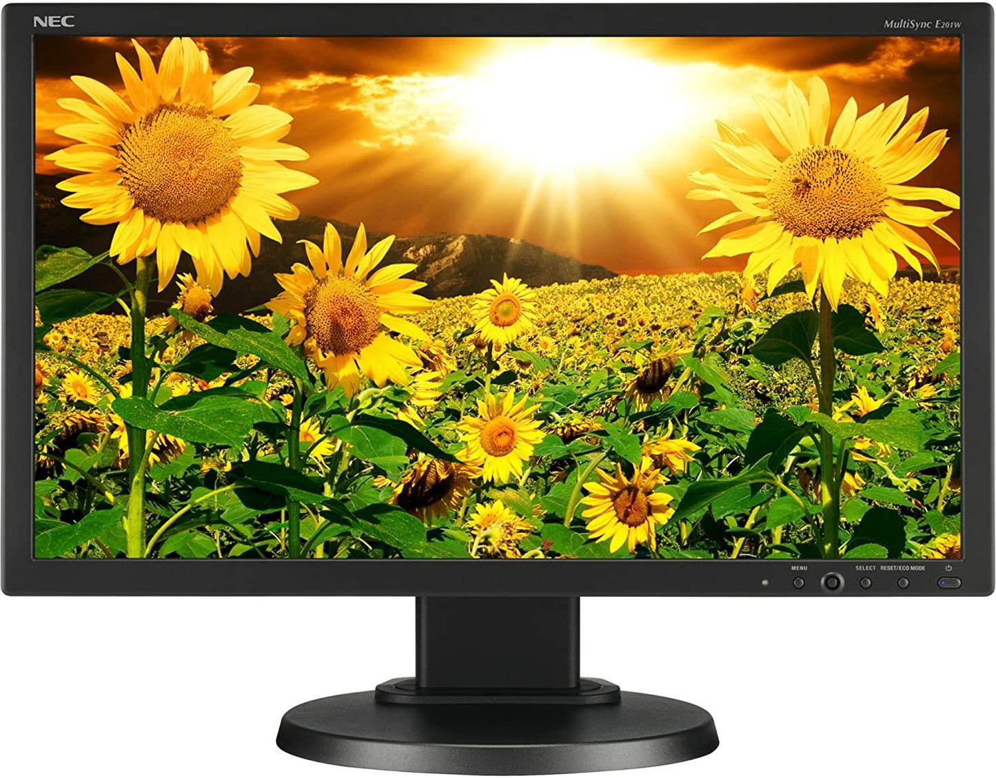 MONITOR, 20" LCD MULTISYNC E201W-BK BLACK Information Technology NEC