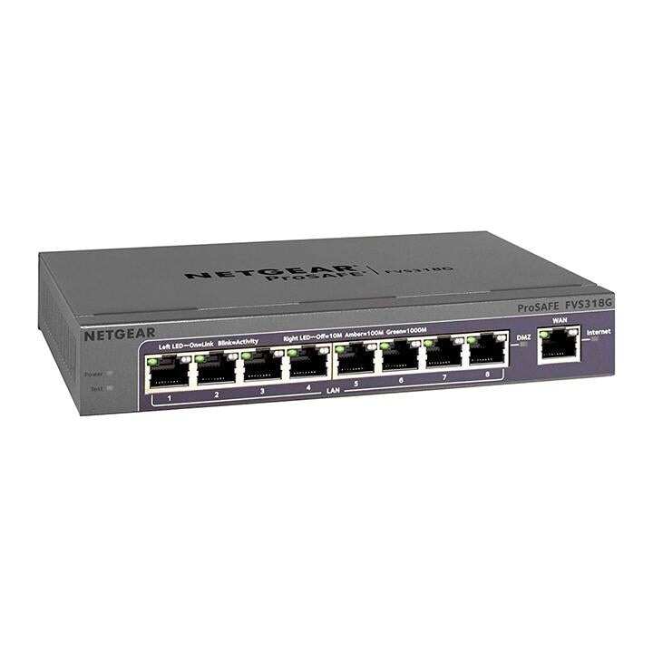 NETGEAR INC. FVS318G PROSAFE ROUTER, 8-PORT GIABIT VPN FIREWALL Information Technology DEX