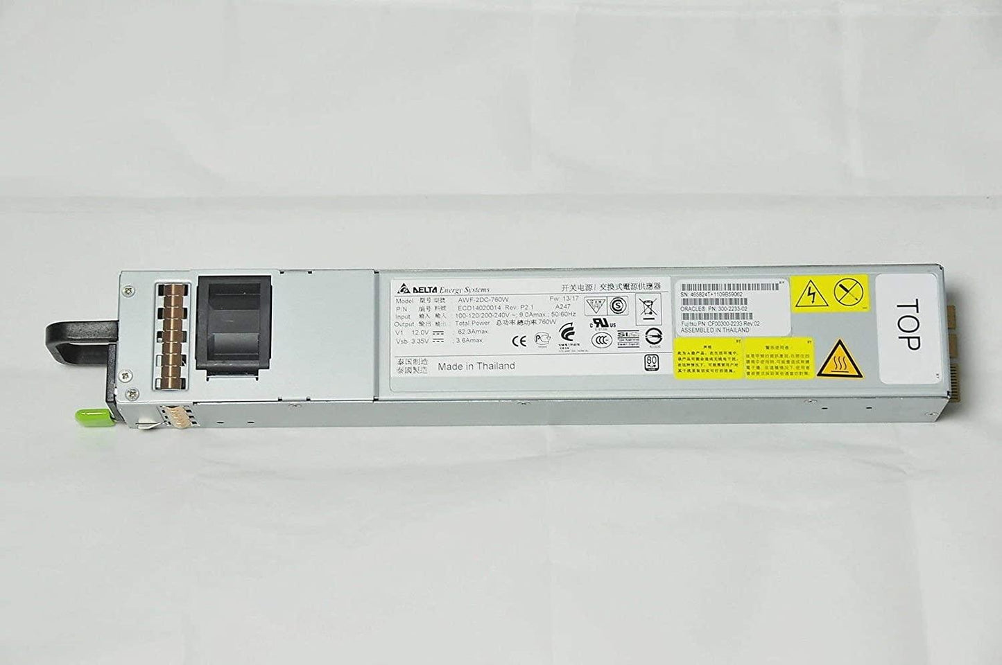 POWER SUPPLY, 760W AC Information Technology SUN MICROSYSTEMS