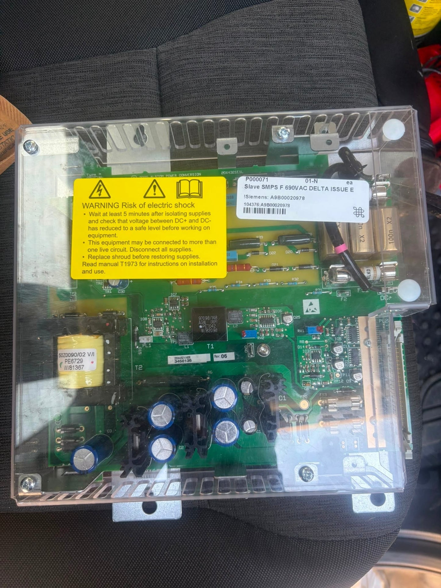POWER SUPPLY SLAVE BOARD MV3000 Renewable Energy SIEMENS