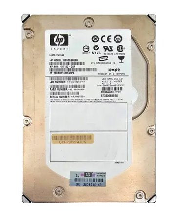 SEAGATEHARD DRIVE, 300GB 3.5" SAS 15K Information Technology DEX