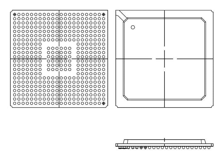 Xilinx Field Programmable Gate Array - FPGA - part # XA3S1000-4FGG456I Information Technology XILINX INC.