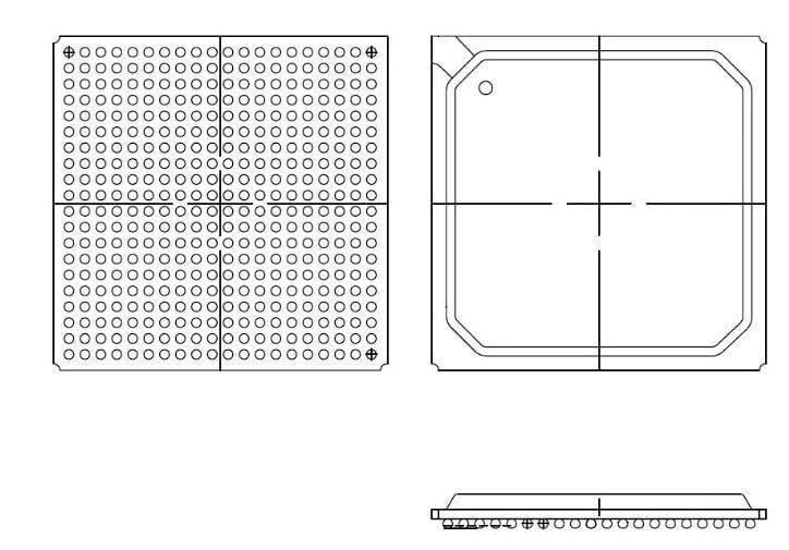 Xilinx Field Programmable Gate Array - FPGA - part # XC3S1200E-4FGG320C Information Technology XILINX INC.