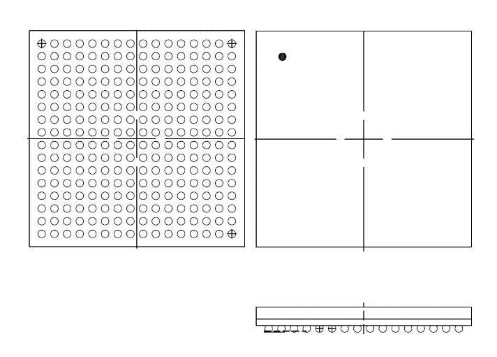 Xilinx Field Programmable Gate Array - FPGA - part # XC3S1200E-4FT256C Information Technology XILINX INC.