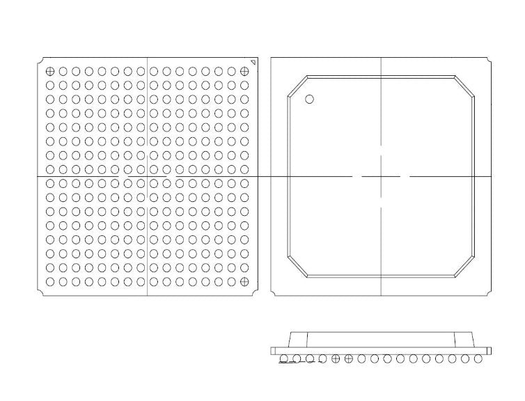 Xilinx Field Programmable Gate Array - FPGA - part # XC3S400-5FT256C