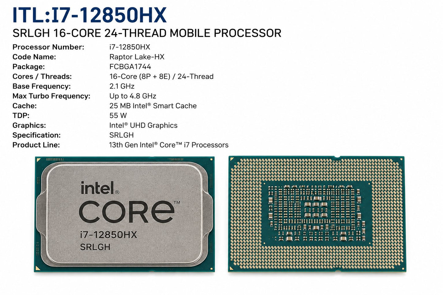 16-CORE 24-THREAD MOBILE PROCESSOR Medical DEX 