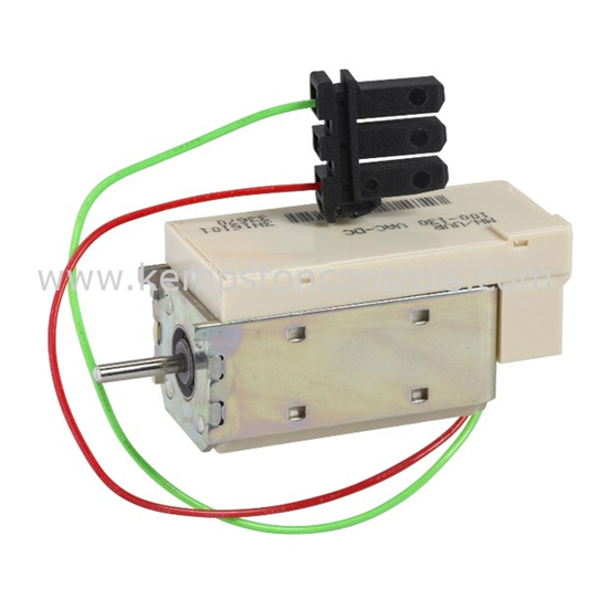 MN UNDERVOLTAGE RELEASE, COMPACT NS 630B TO COMPACT NS 3200, 48 VDC TO 60 VDC, 48 VAC 50/60 HZ - DEX
