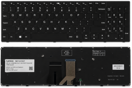 MECH_ASM BACKLIT KB PORTUGUESE FPR BLACK