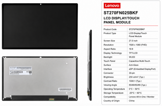 LCD DISPLAY/TOUCH PANEL MODULE