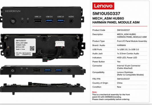 MECH_ASM HUB60 HARMAN PANEL MODULE ASM
