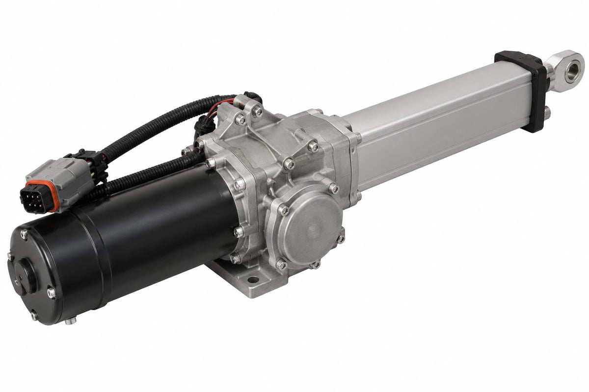 36V COMPLETE ACTUATOR ASSEMBLY W/HDI. MANUFACTURED BY VENTURE MANUFACTURING CO. FOR FIRST SOLAR. MOTOR, GEARBOX, ACTUATOR Renewable Energy DEX 