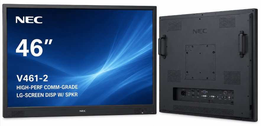 46" HIGH-PERFORMANCE COMMERCIAL-GRADE LARGE-SCREEN DISPLAY W/ SPEAKERS (MODEL: V461-2) Medical DEX 