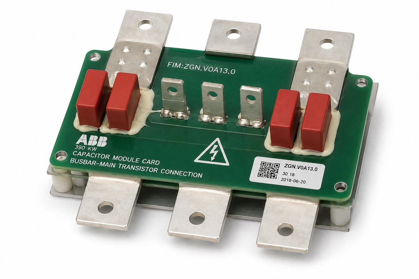 ABB 390 KW CAPACITOR MODULE CARD, BUSBAR-MAIN TRANSISTOR CONNECTION Renewable Energy DEX 