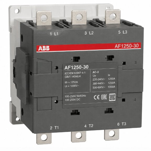 ABB AF1250-30 CONTACTOR 100-250VAC 50/60HZ 100-250VDC 3PH Renewable Energy DEX 