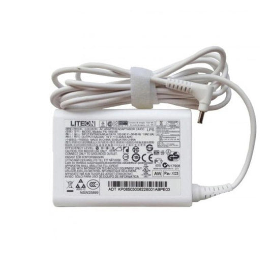 ADAPTER, WHITE 65W 19V 3-PIN Information Technology ACER 