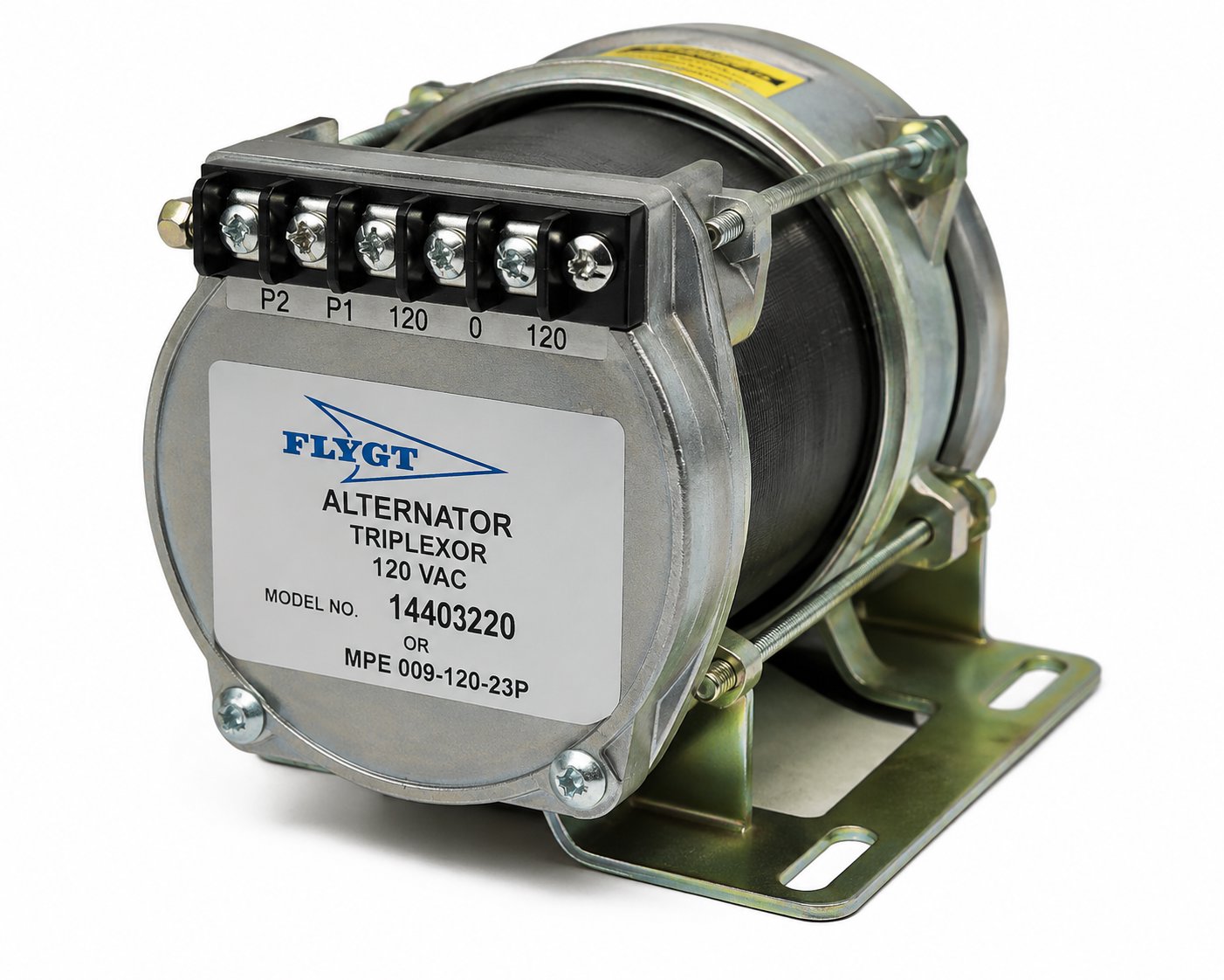 ALTERNATOR, TRIPLEXOR 120VAC, FLYGT MODEL# 14403220 OR MPE 009- 120-23P Renewable Energy DEX 
