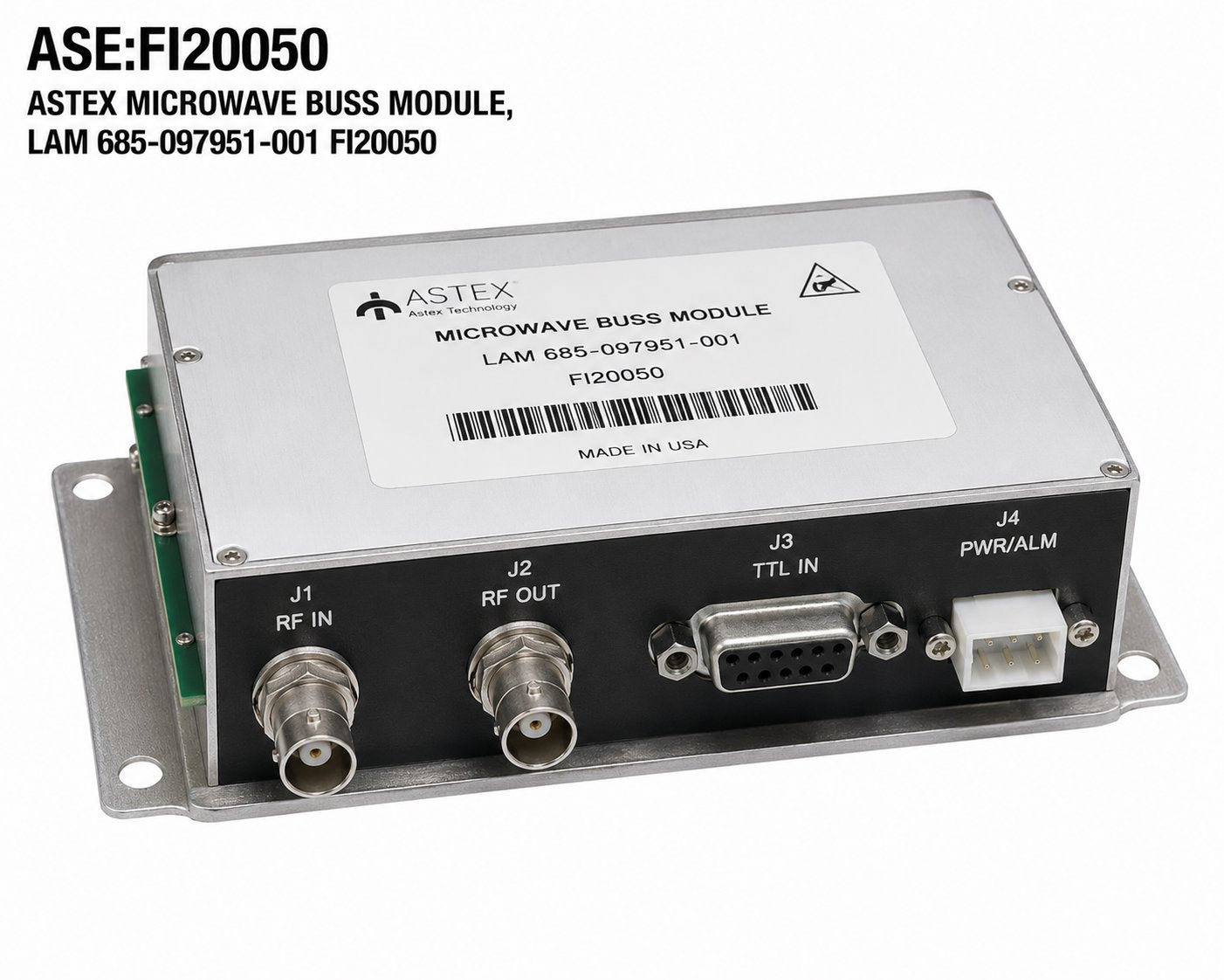 ASTEX MICROWAVE BUSS MODULE, LAM 685-097951-001 FI20050 Medical DEX 