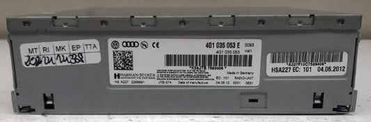 Audi Part #4G1-035-053-E | Receiver | DEX Information Technology AUDI 