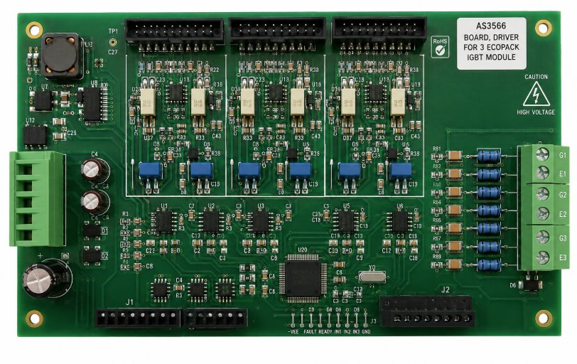 BOARD, DRIVER FOR 3 ECOPACK IGBT MODULE Renewable Energy DEX 