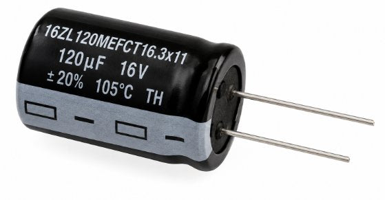 CAP ALUM 120UF 20% 16V RADIAL TH Medical DEX 