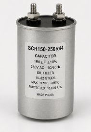 CAPACITOR:150 MICROFARAD, OIL FILLED, 250V, 10-32 STUDS Renewable Energy DEX 