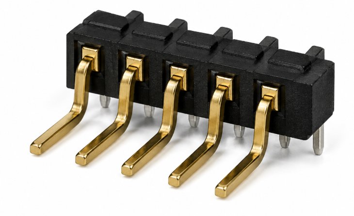 CONN HEADER R/A 5POS 2.54MM Medical DEX 