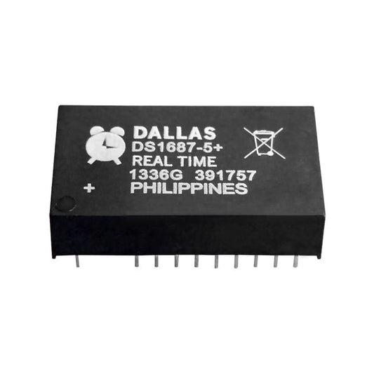 DALLAS SEMICONDUCTOR DS1687 IC, RTC 5V 64-BIT Y2KC 24-DIP D/C MUST BE LESS THAN 2 YRS Information Technology DEX 