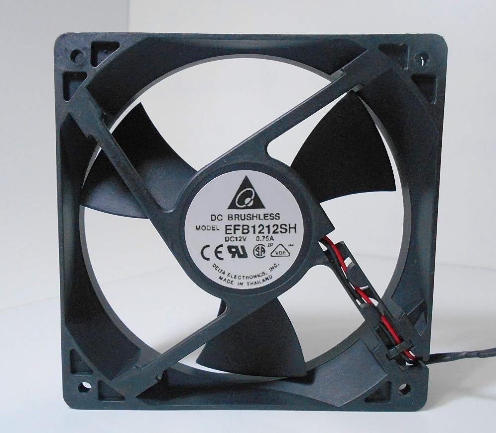 DELTA ELECTRONICS, INCFAN, CHASSIS COOLING 12V 0.75A 2PIN 120X120X25MM Information Technology DEX 