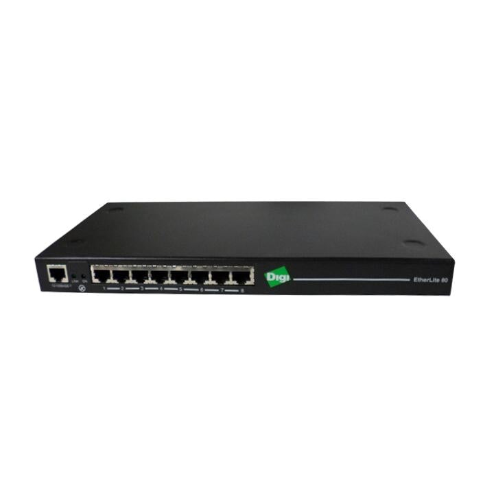 DIGI INTERNATIONALTERMINAL SERVER, ETHERLITE 80 8-PORT RJ-45 SERIAL TH ...