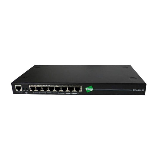 DIGI INTERNATIONALTERMINAL SERVER, ETHERLITE 80 8-PORT RJ-45 SERIAL THRU ETHERNET Information Technology DEX 