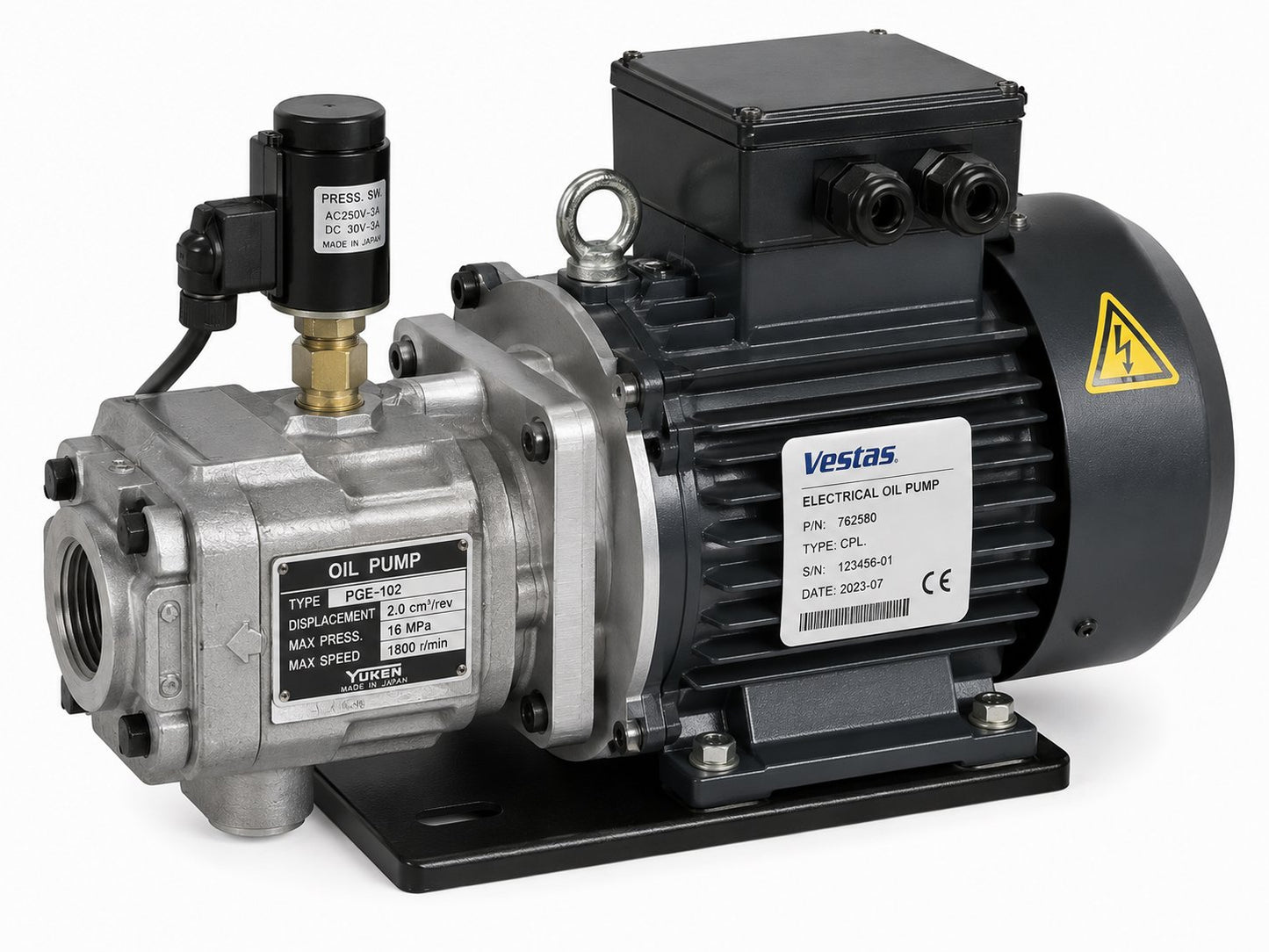 ELECTRICAL OIL PUMP CPL. Renewable Energy DEX 