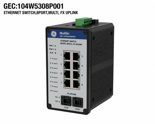 ETHERNET SWITCH,8PORT,MULTI, FX UPLINK Renewable Energy DEX 